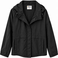 HFX Women's Nylon Water Resistant Lightweight Zip Front Windbreaker Jacket