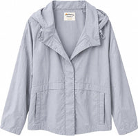 HFX Women's Nylon Water Resistant Lightweight Zip Front Windbreaker Jacket