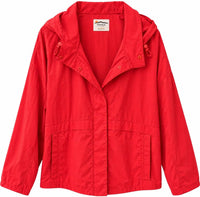 HFX Women's Nylon Water Resistant Lightweight Zip Front Windbreaker Jacket