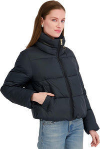 TAHARI Women's Dakota Short Puffer Jacket Deep Teal