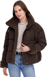 TAHARI Women's Montana Relaxed Puffer Jacket
