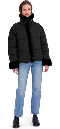 TAHARI Women's Montana Relaxed Puffer Jacket