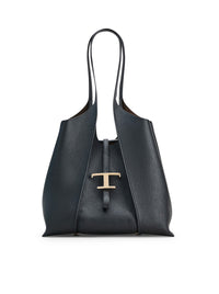 Tod`S Women Small T Timeless Bag In Hammered Leather