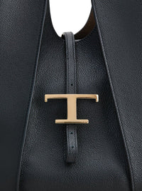 Tod`S Women Small T Timeless Bag In Hammered Leather