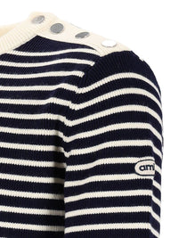 Ami Ami Women Striped Wool Sweater
