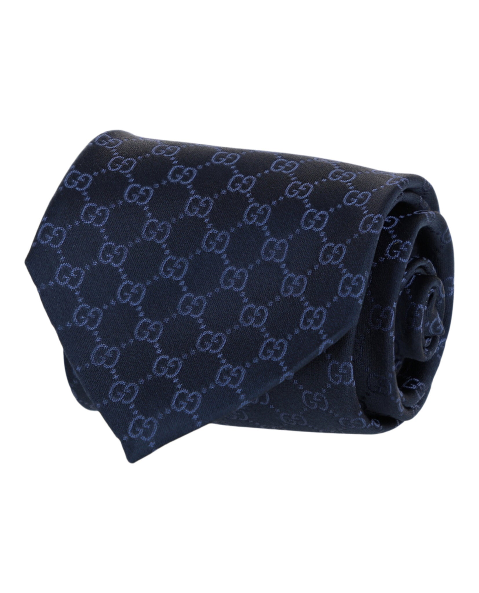 Gucci Mens GG Supreme Silk Tie