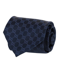 Gucci Mens GG Supreme Silk Tie