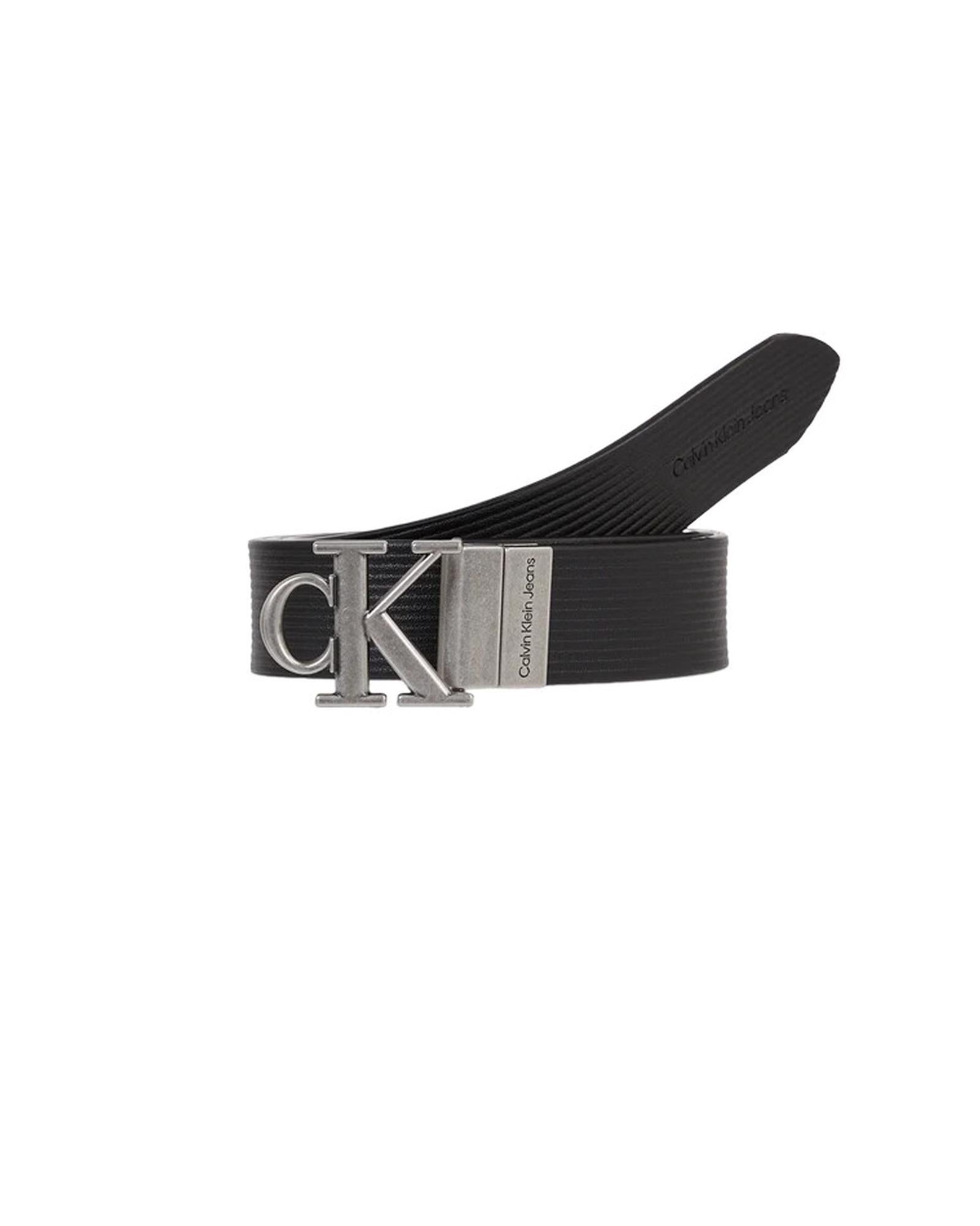 Calvin Klein Jeans  Men's Leather Belt - CK Jeans - Black