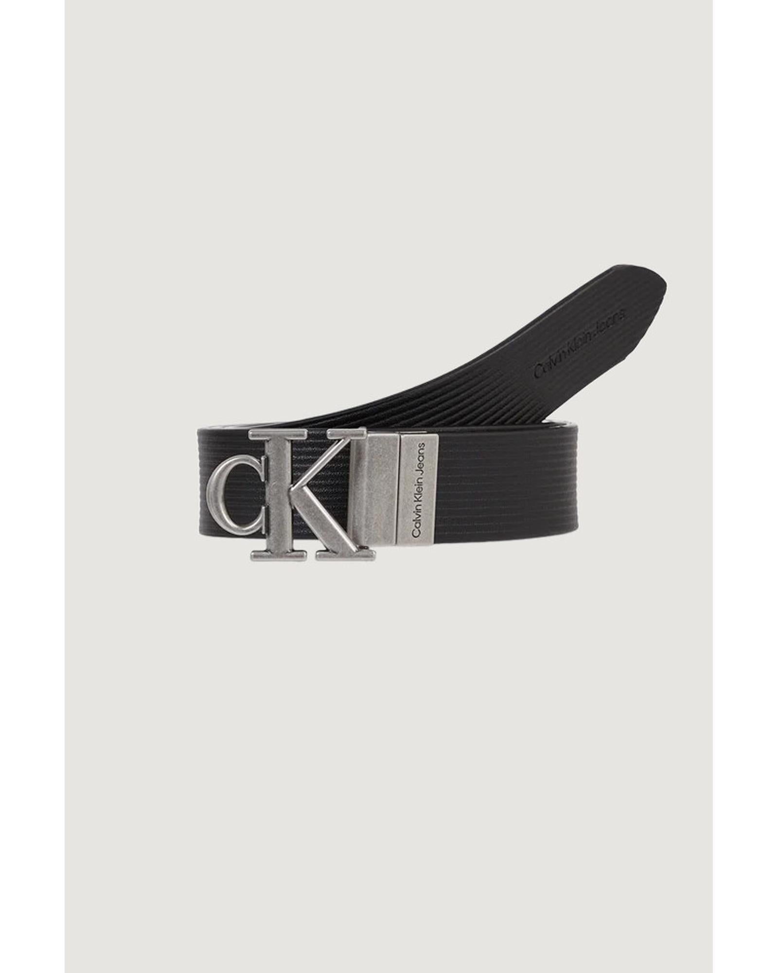 Calvin Klein Jeans  Men's Leather Belt - CK Jeans - Black
