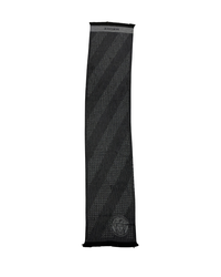 Defective/Floor Model Versace IT00599 GRIGIO Dark Grey 100% Wool Herringbone Ladies Shawl