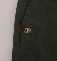 Daniele Alessandrini Elegant Slim Fit Green Men's Chinos