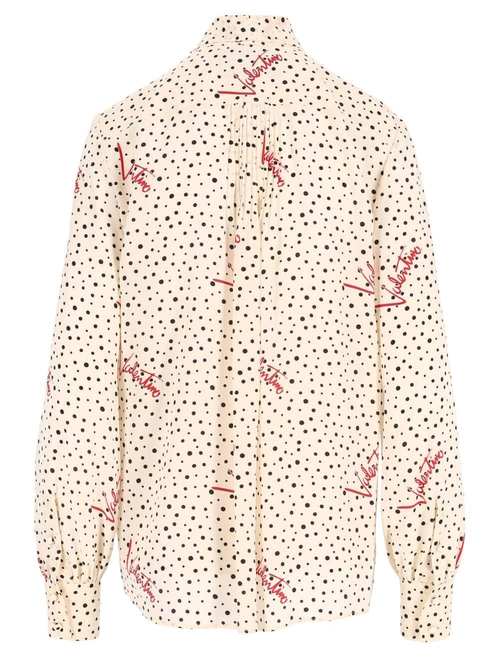 Valentino Garavani Women Plusdepois Bubble Crepe De Chine Shirt