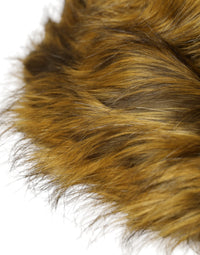 Dolce & Gabbana Brown Modacrylic Faux Fur Bucket Women's Hat