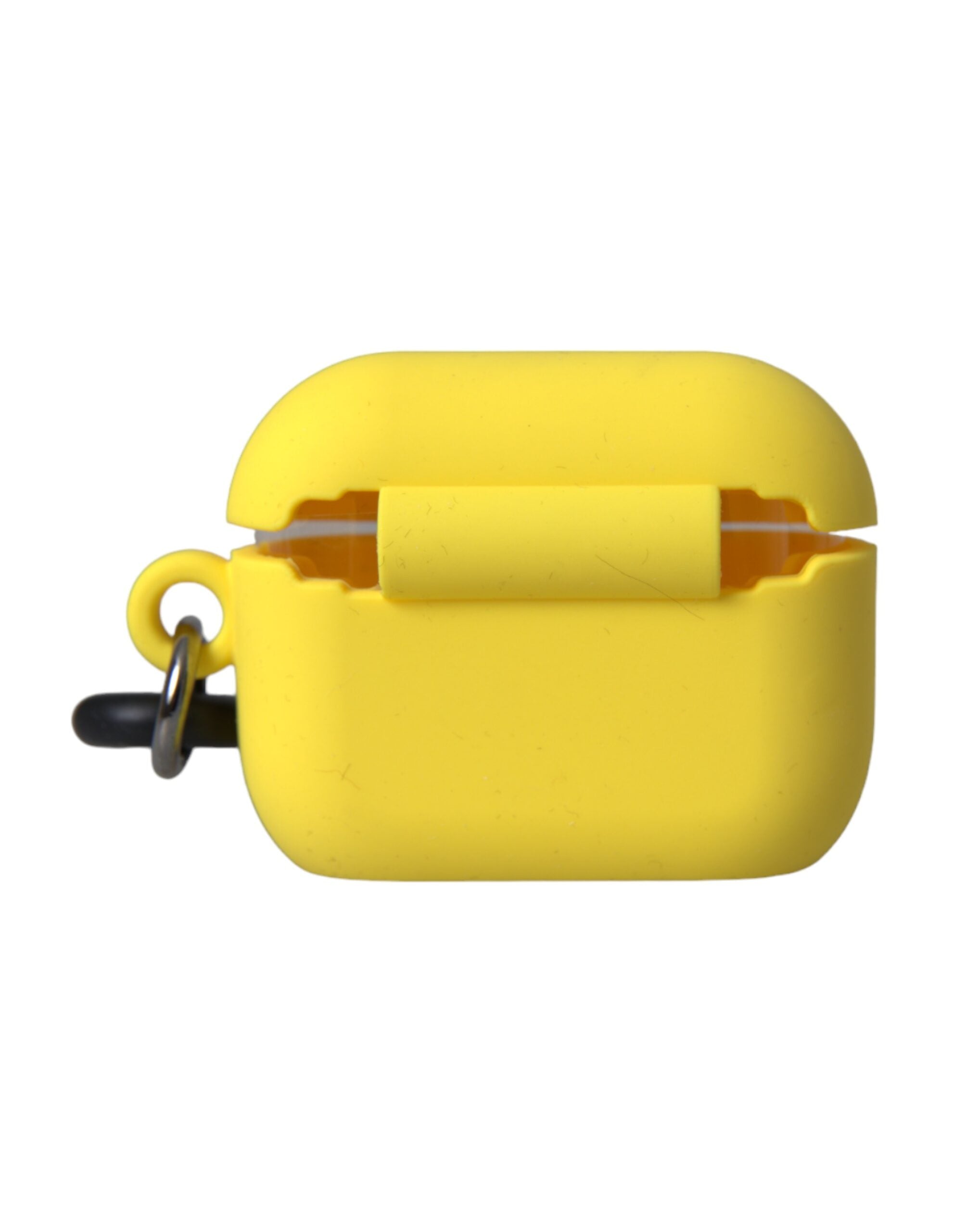 Dolce & Gabbana Dolce & Gabbana Yellow Silicone Logo Embossed Airpods Women's Case