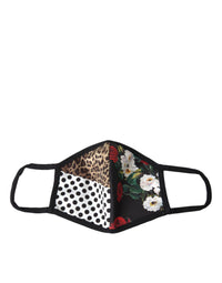 Dolce & Gabbana Dolce & Gabbana Multicolor Leopard Floral Elastic Ear Strap Face Women's Mask