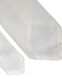 Dolce & Gabbana Dolce & Gabbana White Silk Blend Adjustable Tie Men's Men