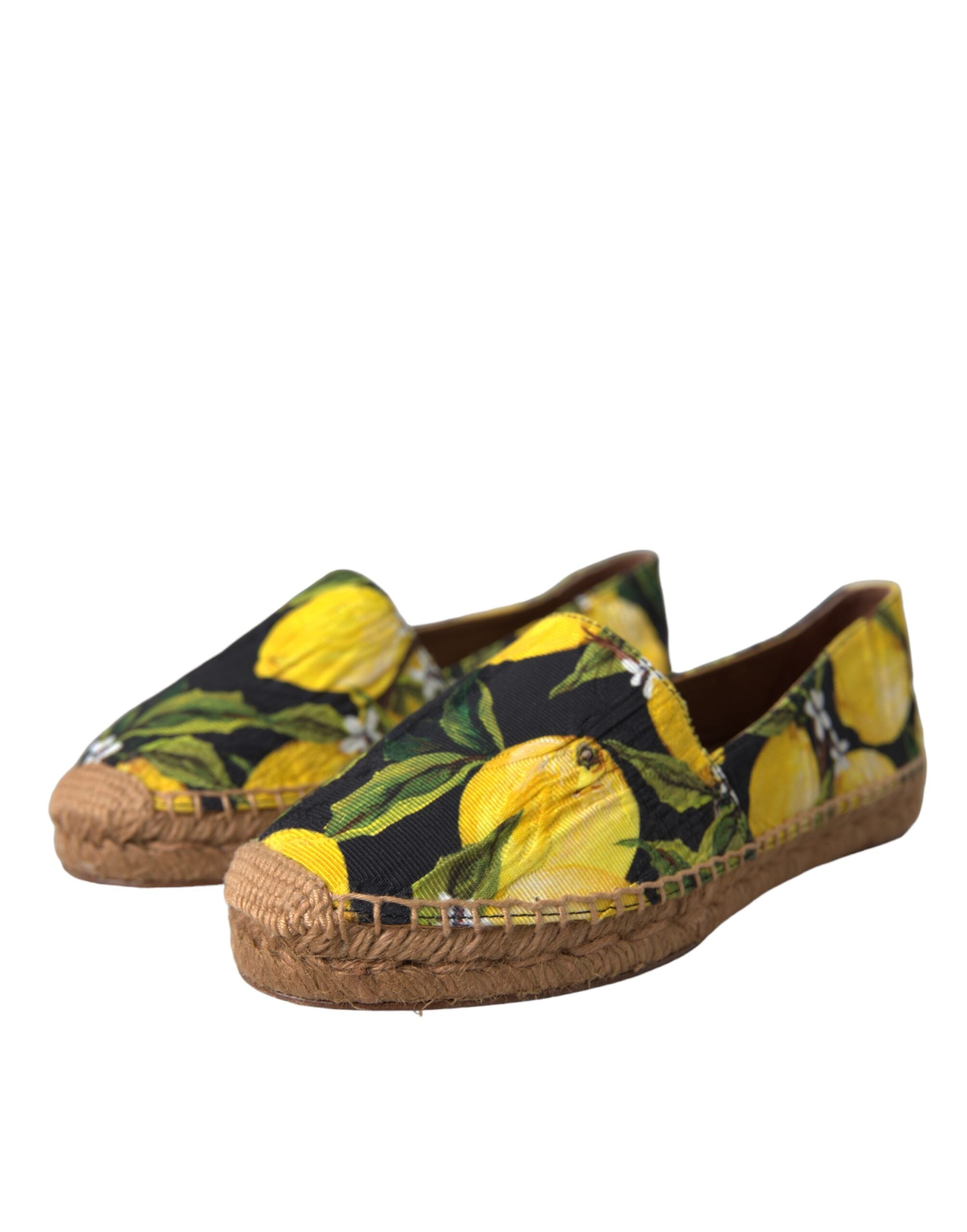 Dolce & Gabbana Dolce & Gabbana Multicolor Lemon Slip On Espadrilles Women's Shoes