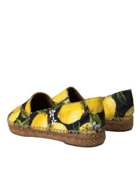 Dolce & Gabbana Dolce & Gabbana Multicolor Lemon Slip On Espadrilles Women's Shoes