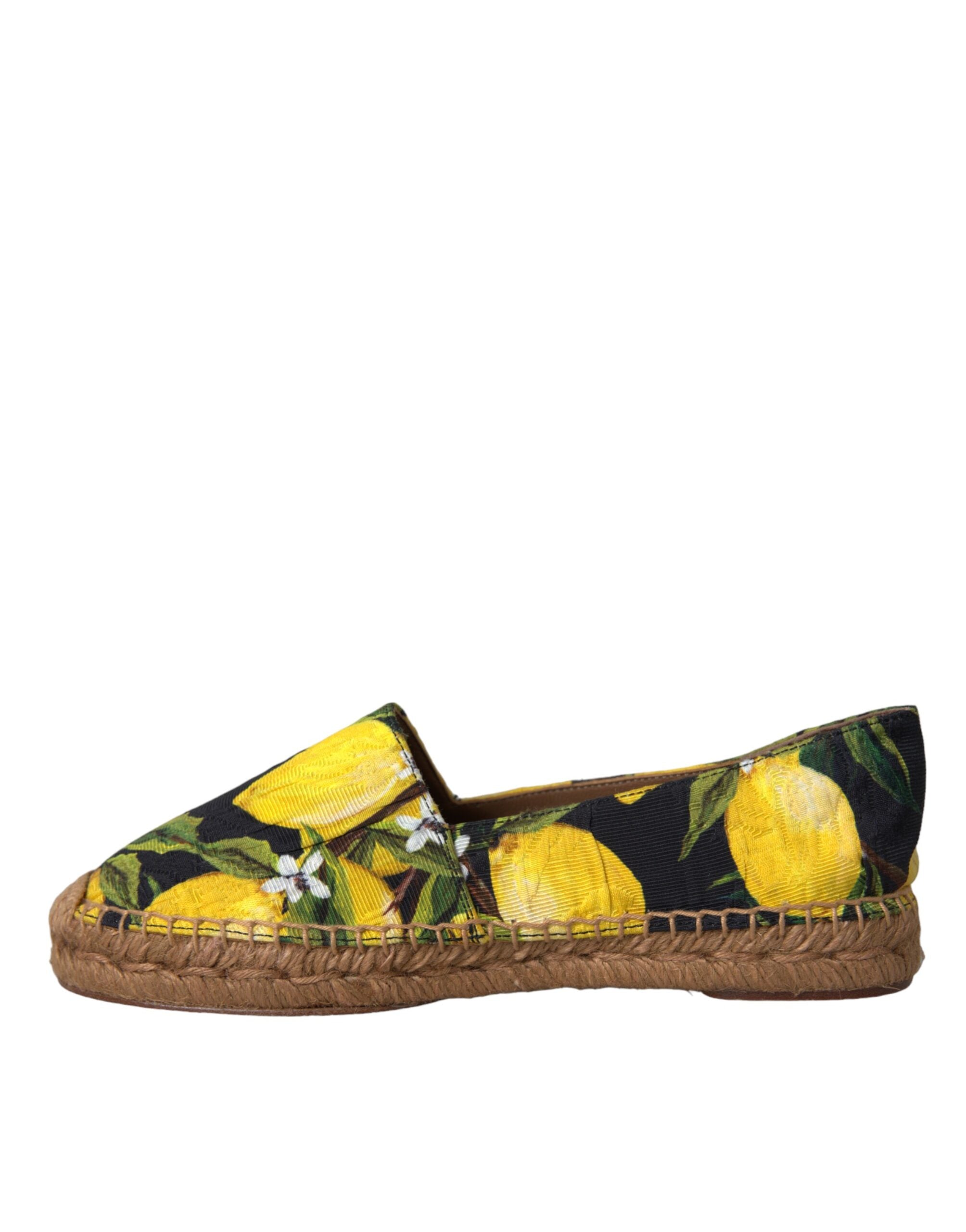 Dolce & Gabbana Dolce & Gabbana Multicolor Lemon Slip On Espadrilles Women's Shoes