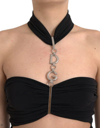 Dolce & Gabbana Black Cut Out Sleeveless Bodycon Mini Women's Dress