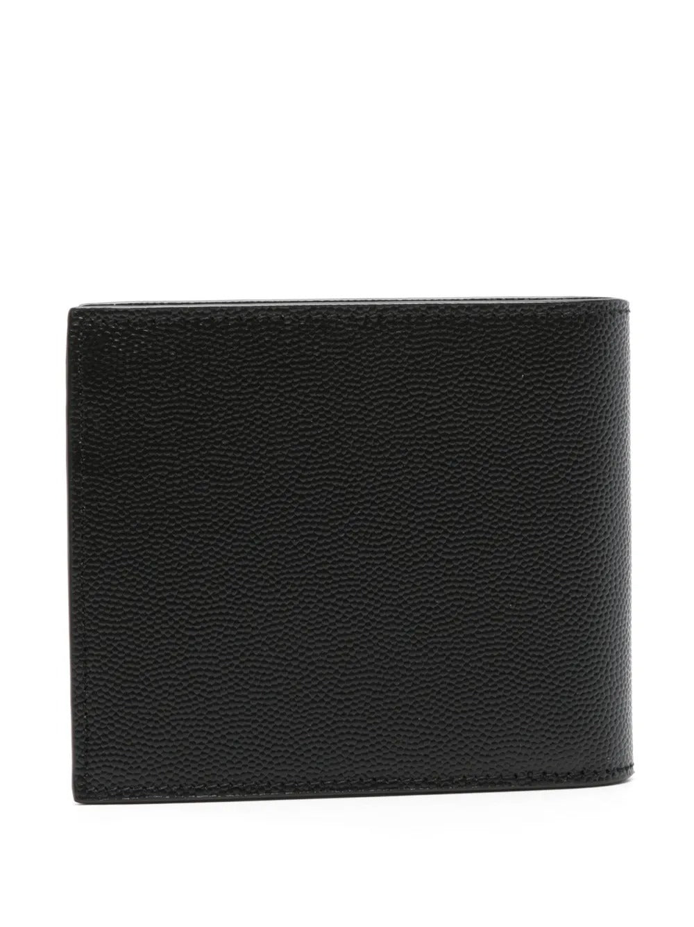 Saint Laurent Men Paris East/West Bi-Fold Wallet In Grain De Poudre Leather