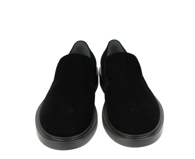 Balenciaga Men's Black Velvet Slip-on Loafer Dress Shoes (41 EU / 8 US)