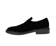Balenciaga Men's Black Velvet Slip-on Loafer Dress Shoes (41 EU / 8 US)