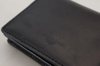 Dolce & Gabbana Dolce & Gabbana Black Leather Bifold Shoulder Sling Women Women's Wallet