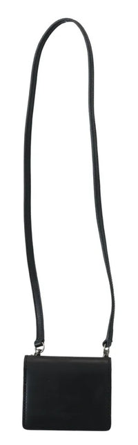 Dolce & Gabbana Dolce & Gabbana Black Leather Bifold Shoulder Sling Women Women's Wallet