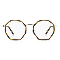 Marc Jacobs Eyeglasses Geometric Full Rim, Havana Frame and Clear Demo Lenses Lens MARC538008600