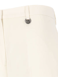 Burberry Women Pinstriped Wool Tailored Trousers
