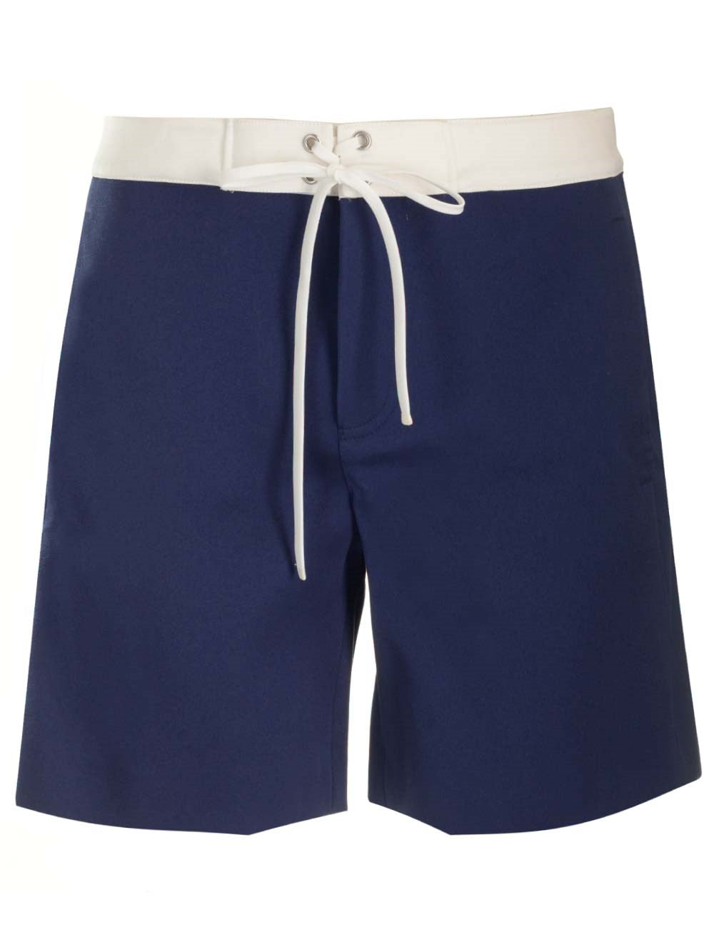 Miu Miu Miu Miu Women Blue Satin Bermuda Shorts