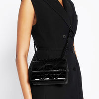 DIOR Dior Caro Patent And Matte Shoulder Bag Women