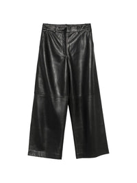 P.a.r.o.s.h. P.A.R.O.S.H. Women Leather Wide-Leg Pants