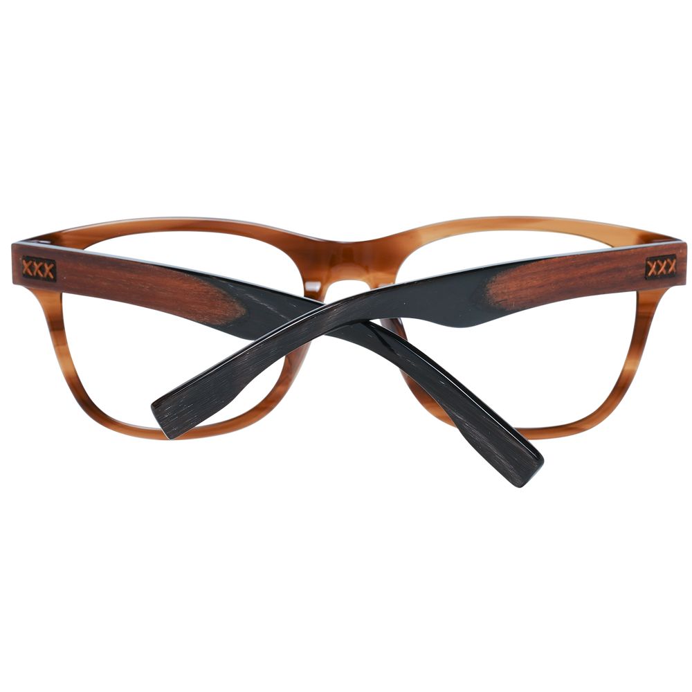 Ermenegildo Zegna Ermenegildo Zegna Brown Plastic Glasses Men's (Frames)