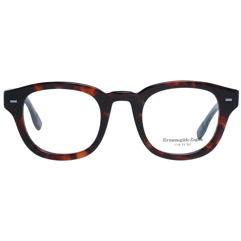 Ermenegildo Zegna Ermenegildo Zegna Brown Plastic Glasses Men's (Frames)