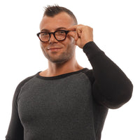 Ermenegildo Zegna Ermenegildo Zegna Brown Plastic Glasses Men's (Frames)