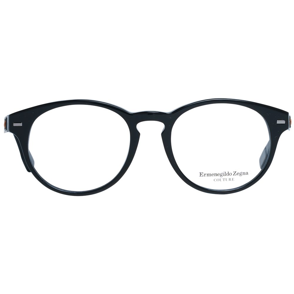 Ermenegildo Zegna Ermenegildo Zegna Black Plastic Glasses Men's (Frames)