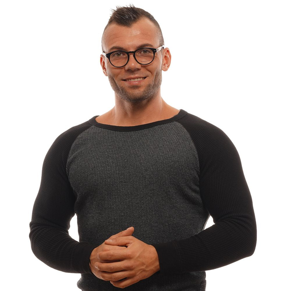Ermenegildo Zegna Ermenegildo Zegna Black Plastic Glasses Men's (Frames)