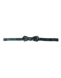 Dolce & Gabbana Dolce & Gabbana Green Silk Fantasy Adjustable Neck Men Papillon Bow Men's Tie