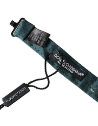 Dolce & Gabbana Dolce & Gabbana Green Silk Fantasy Adjustable Neck Men Papillon Bow Men's Tie