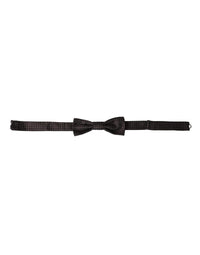 Dolce & Gabbana Dolce & Gabbana Brown Fantasy Silk Adjustable Neck Men Papillon Bow Men's Tie