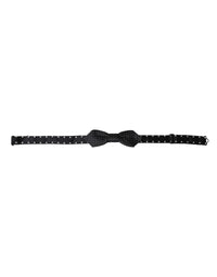 Dolce & Gabbana Dolce & Gabbana Black Silk Polka Dot Adjustable Neck Men Papillon Bow Men's Tie