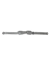Dolce & Gabbana Dolce & Gabbana Gray Silk Polka Dot Adjustable Neck Men Papillon Bow Men's Tie