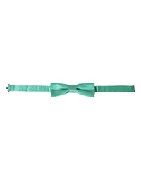 Dolce & Gabbana Dolce & Gabbana Mint Green Silk Adjustable Neck Men Bow Men's Tie