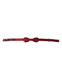 Dolce & Gabbana Dolce & Gabbana Red Silk Jacquard Adjustable Neck Men Bow Men's Tie