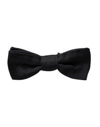 Dolce & Gabbana Dolce & Gabbana Black Silk Adjustable Neck Men Bow Men's Tie