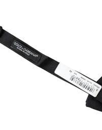 Dolce & Gabbana Dolce & Gabbana Black Silk Adjustable Neck Men Bow Men's Tie