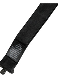 Dolce & Gabbana Dolce & Gabbana Dark Gray Silk Adjustable Neck Men Bow Men's Tie