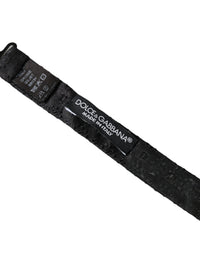 Dolce & Gabbana Dolce & Gabbana Black Silk Fantasy Adjustable Neck Men Bow Men's Tie